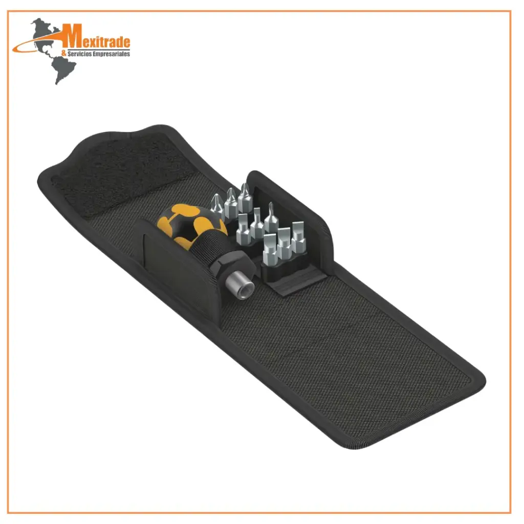 Juego de 10 Piezas ESD 1 Kraftform Kompakt Juego de Destornilladores Bitholding Corto Wera 