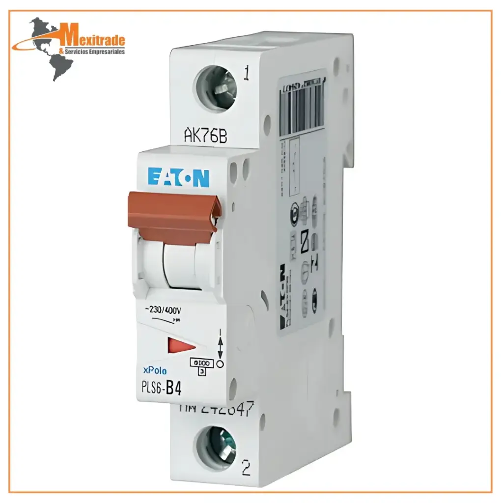  Interruptor magnetotérmico PLS6/M de la serie xPole de Eaton Moeller