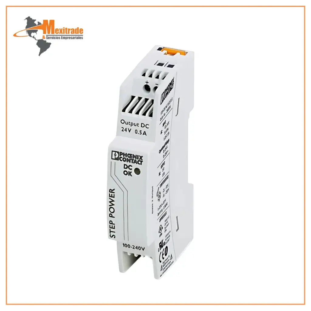 Fuente de Alimentación STEP-PS/ 1AC/24DC/0.5 PHOENIX CONTACT 