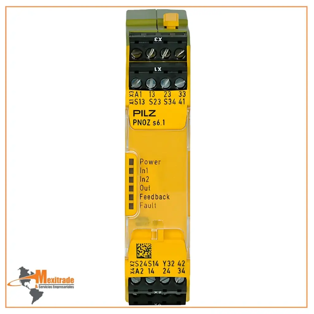 PNOZ s6.1 48-240VACDC 3 n/o 1 n/c