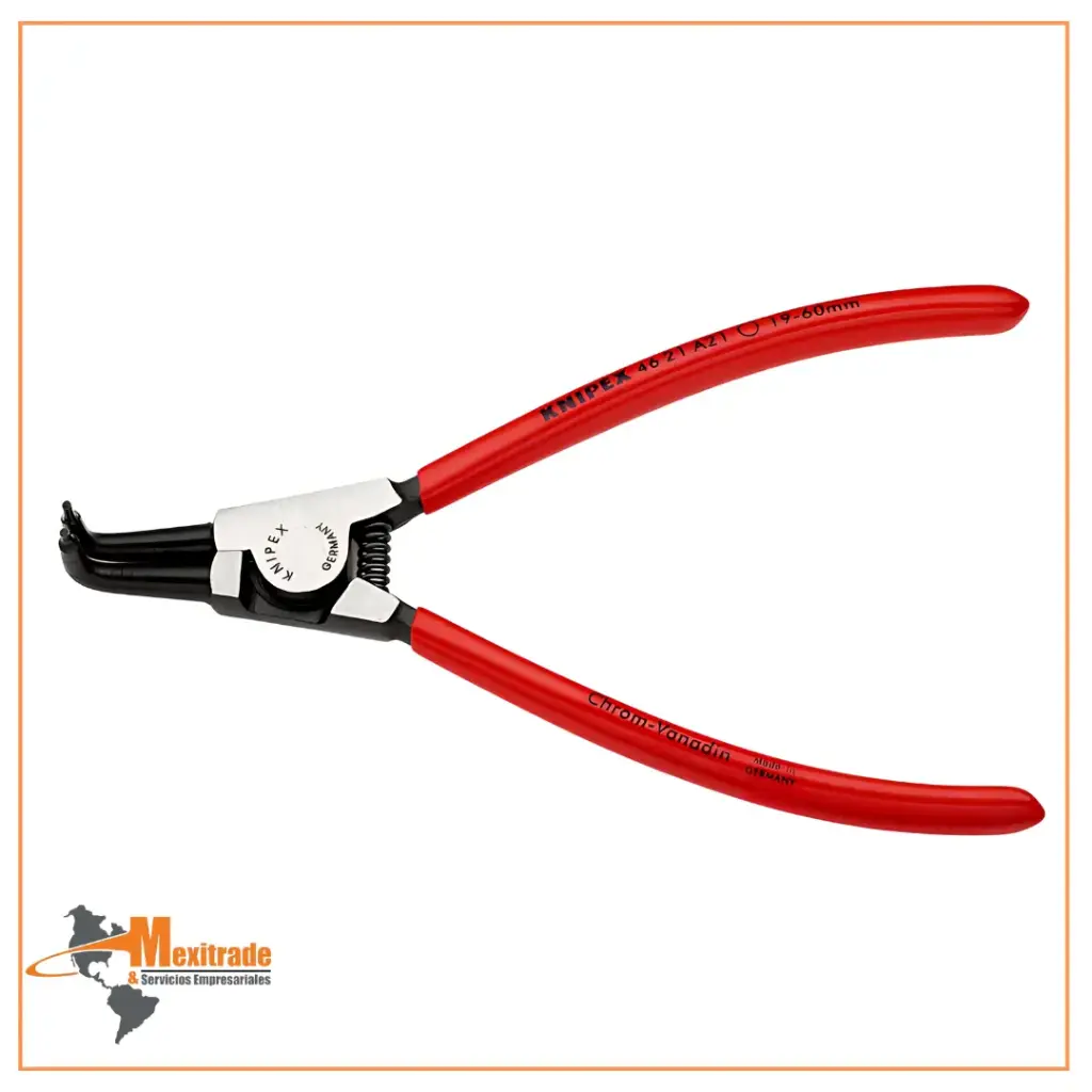 Pinza para anillos de retención exteriores acabado pavonado 170 mm KNIPEX