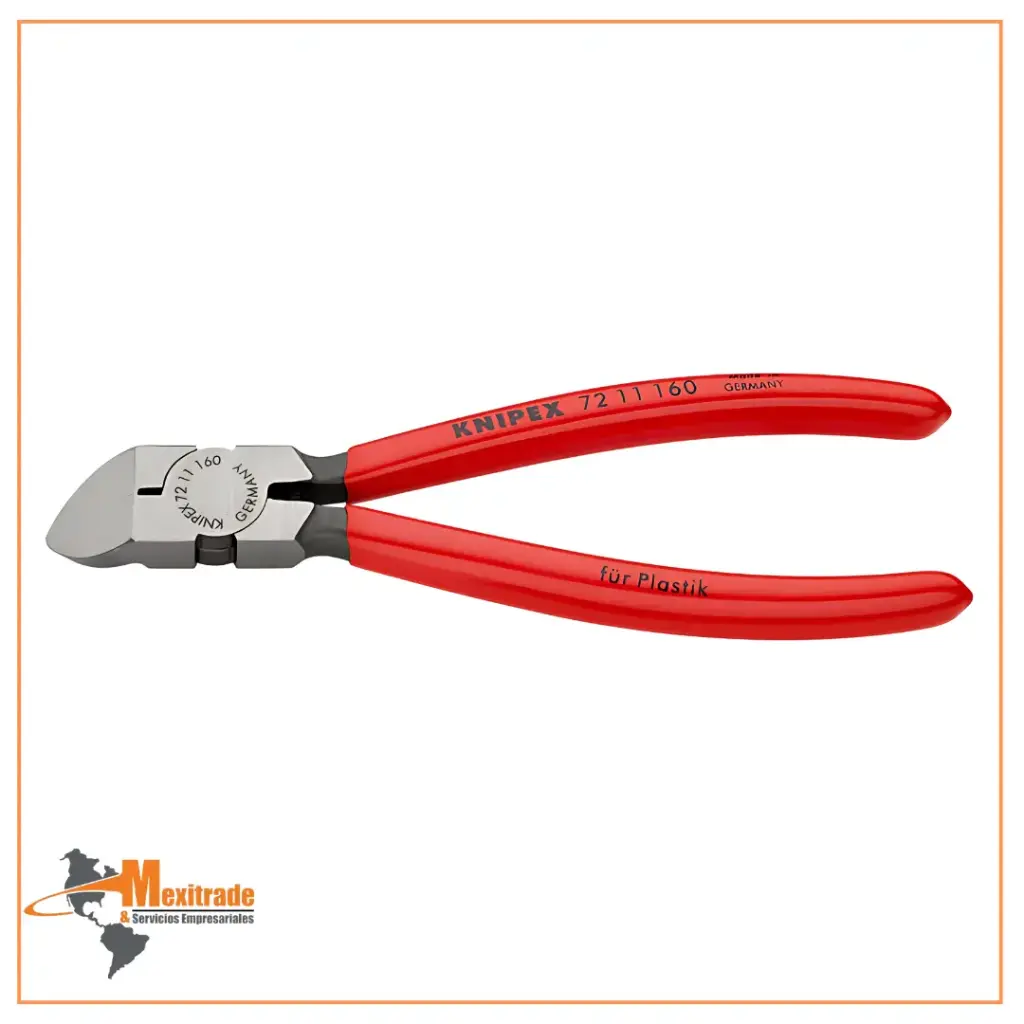 KNIPEX 72 11 160 Pinza de corte diagonal recubierto de plástico 160 mm