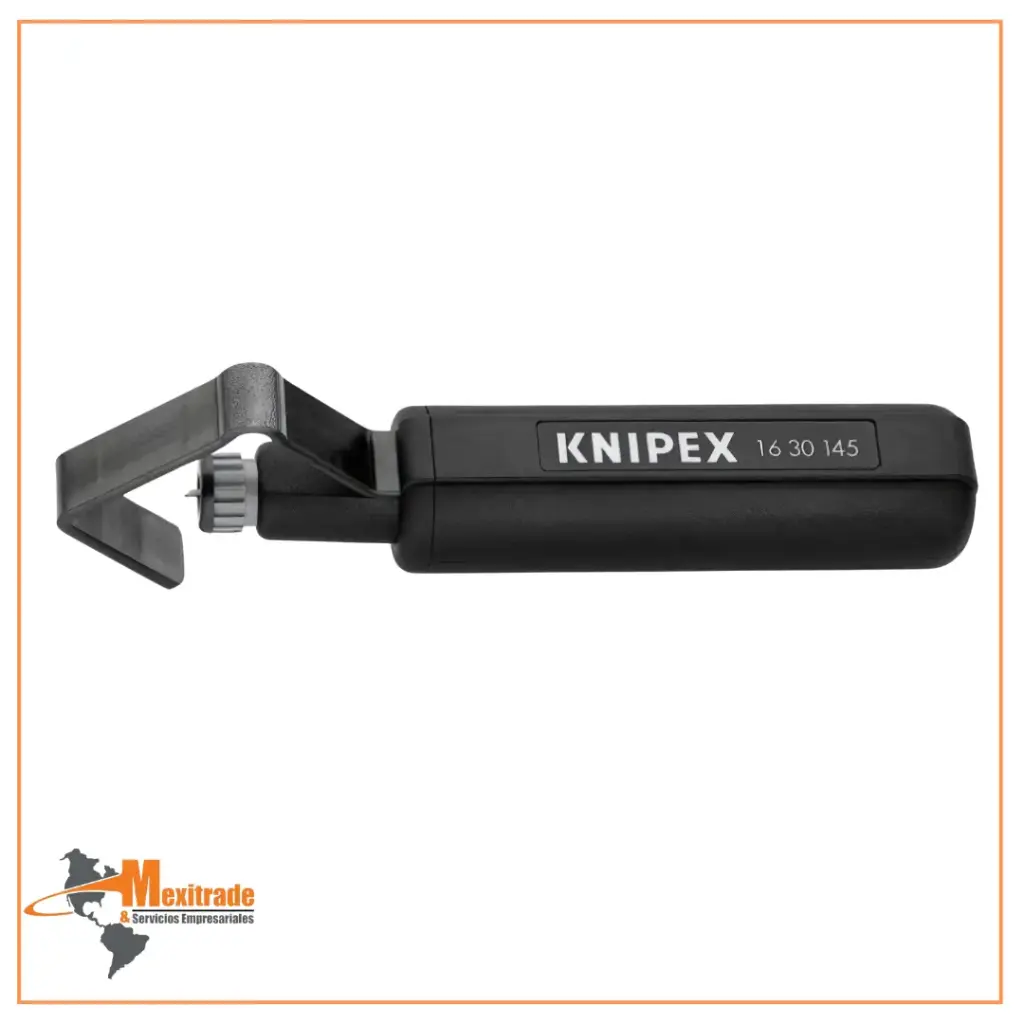 KNIPEX 16 30 145 SB Pelacables carcasa de plastico resistente a golpes 150 mm