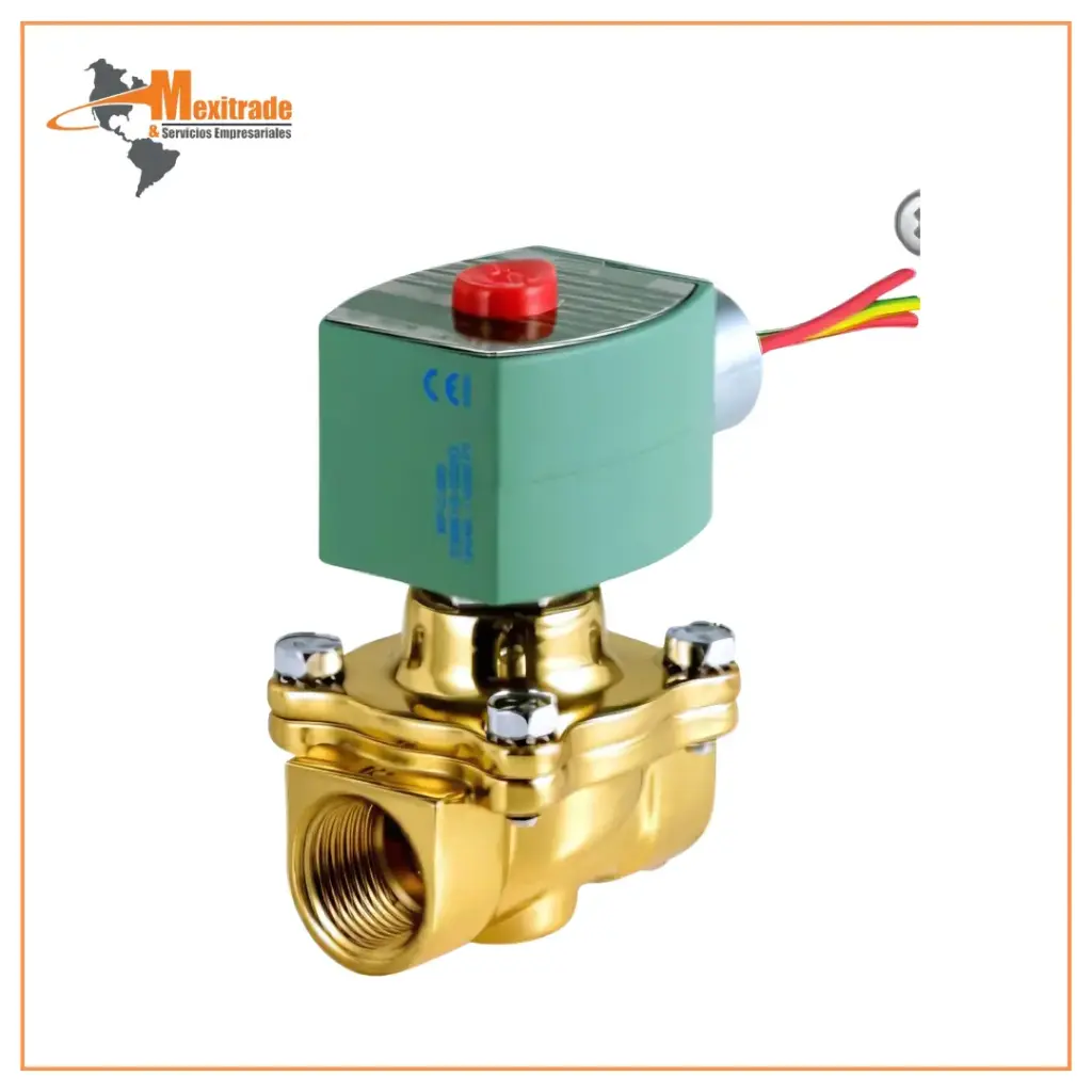  Válvula Solenoide de 2 vías de 3/4" NPT, 8210G009,120/60-110/50Hz ASCO