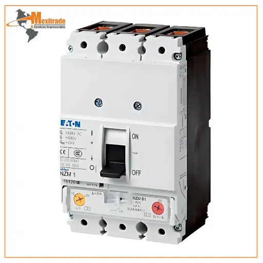 [259085]  Interruptor automático de caja moldeada termomagnético serie NZM de Eaton Moeller