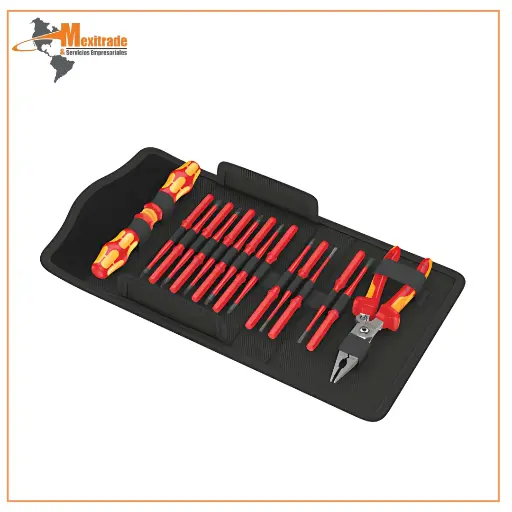 [05136027001] Juego de 16 Piezas VDE Kraftform Kompakt Extra Slim 1 Set Wera 
