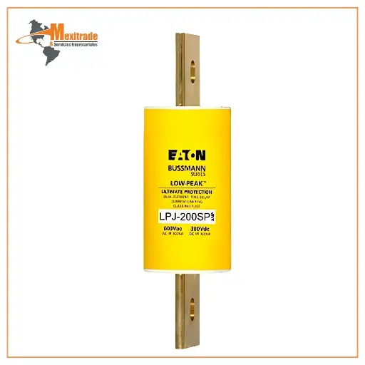 [LPJ-200SP] Fusible con Retardo Clase J, 600 VCA/300VCD, 200 A LPJ-200SP Eaton