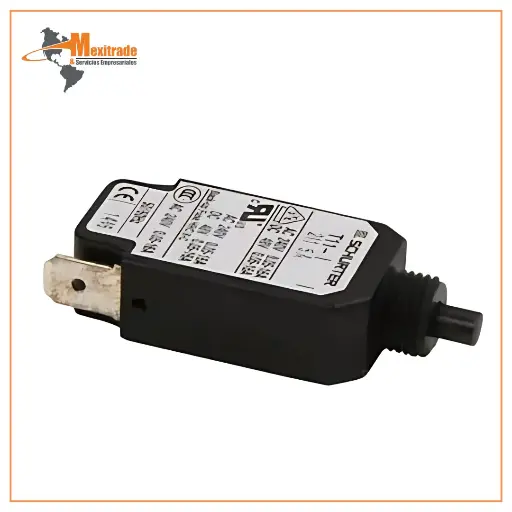 [T11-211-5] Interruptor T&#233;rmico, Serie T11, 5 A, 1 polos, 48 VDC, 240 VAC, Panel SCHURTER