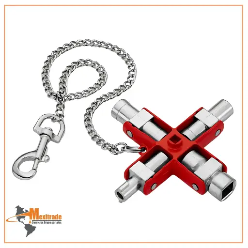 [00 11 06] KNIPEX 00 11 06 Llave universal para armarios y sistemas de paso estándar 90 mm
