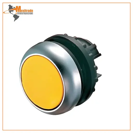 [216598] M22-D-Y, Pulsador, Plano, Amarillo Eaton Moeller®