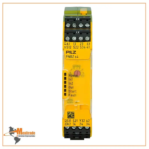 [750104] PNOZ s4 24VDC 3 n/o 1 n/c