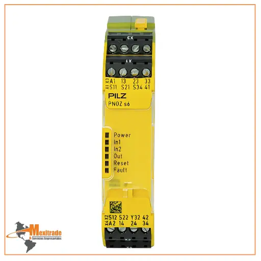 [750136] PNOZ s6 48-240VACDC 3 n/o 1 n/c