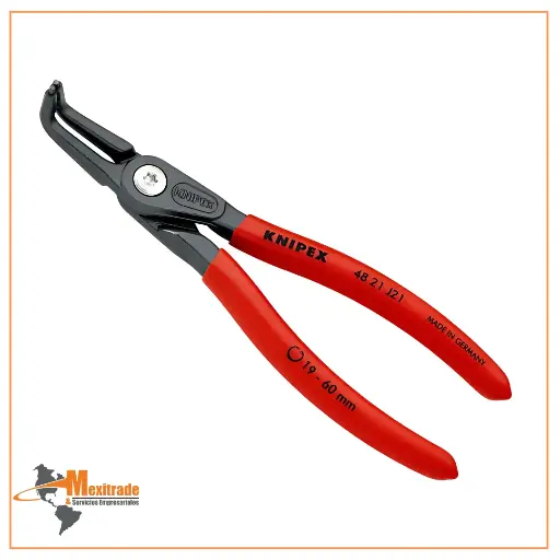 [48 21 J41 SB] Pinza de precisión para anillos de retención interiores en taladros 305 mm KNIPEX 
