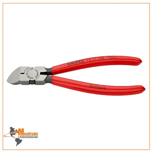 [72 11 160] KNIPEX 72 11 160 Pinza de corte diagonal recubierto de plástico 160 mm