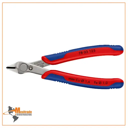 [78 03 125] KNIPEX 78 03 125 Electronic Super Knips© Con fundas en dos componentes 125 mm
