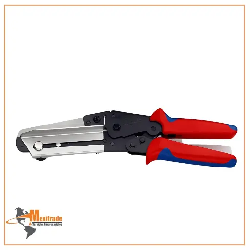 [95 02 21] KNIPEX 95 02 21 Cortante para plásticos también para conductores de cable Con fundas en dos componentes bru¤ido 275 mm