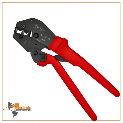[97 52 19] Pinzas para engarzar terminales también para trabajar con las dos manos 250 mm KNIPEX  
