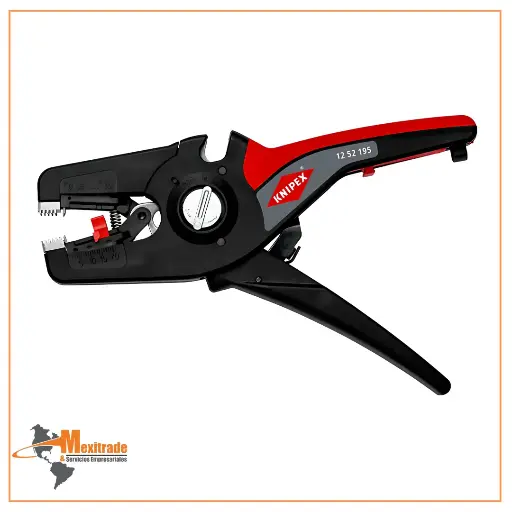 [12 52 195] KNIPEX 12 52 195 PreciStrip16® Pinza peladora de cables automática 190 mm