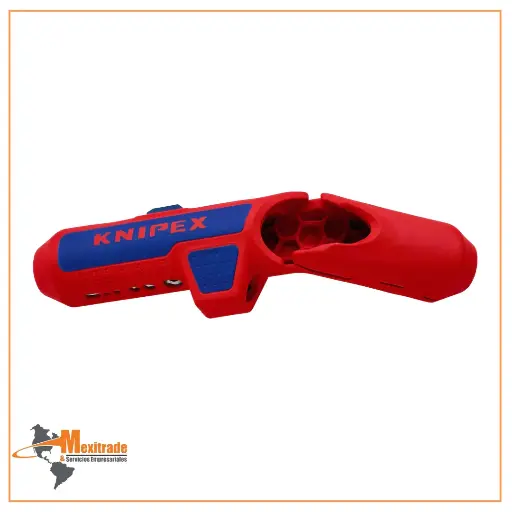 [16 95 01 SB] Knipex 16 95 01 SB – ErgoStrip© pelacables universal de 135 mm, preciso, ergonómico y versátil
