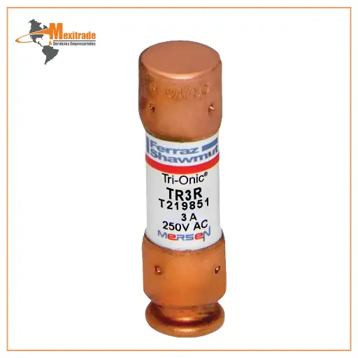 [TR3R] Fusible TR3R, 3 AMP 250 VC/RET MERSEN