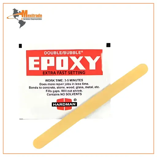 [220-2335] EPOXY rojo de fraguado extrarápido Hardman DOUBLE/BUBBLE 
