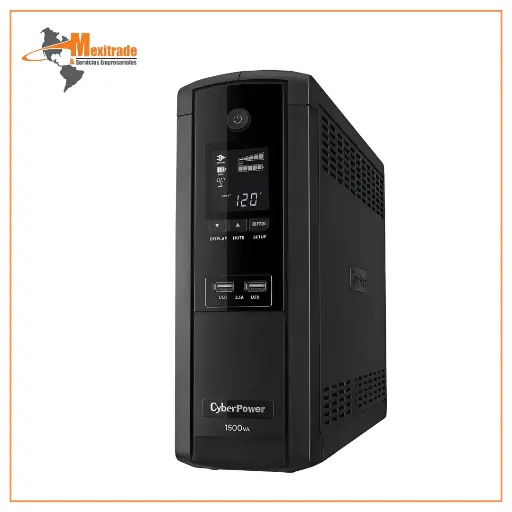 [BRG1500AVRLCD] CyberPower UPS 1500VA/900W, USB 2.1A