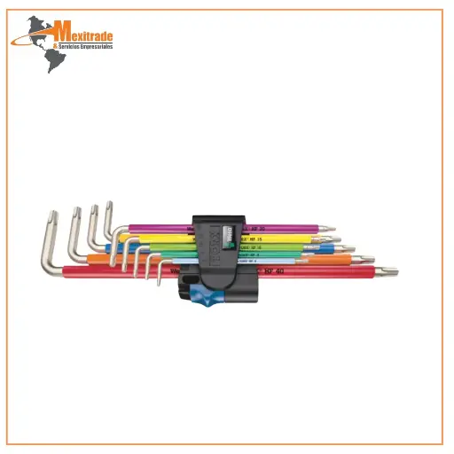 [05022689001] Juego de llaves; Torx®; acero inoxidable Wera