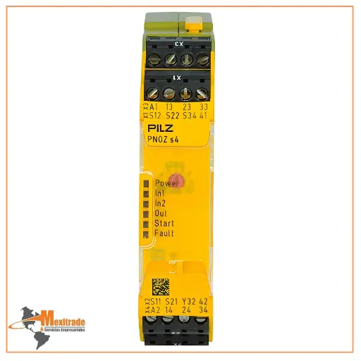 [750134] PNOZ s4 48-240VACDC 3 n/o 1 n/c