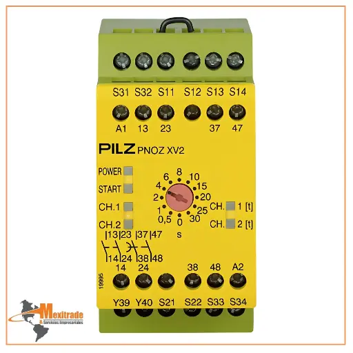 [774500] PNOZ XV2 30/24VDC 2n/o 2n/o t