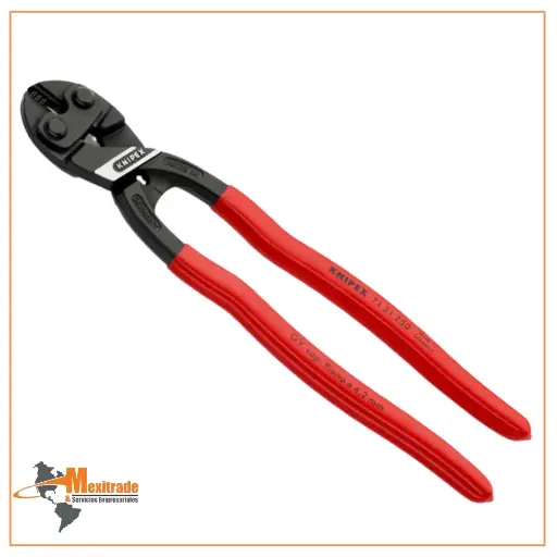 [71 31 250 SB] KNIPEX 71 31 250 SB CoBolt© XL Cortapernos compacto recubierto de plástico acabado pavonado 250 mm
