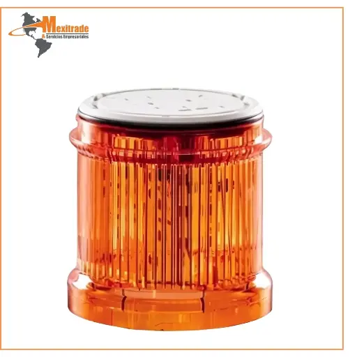 [AU900011310] Torreta 70mm ámbar Led Integrado fijo 120VAC AUER 