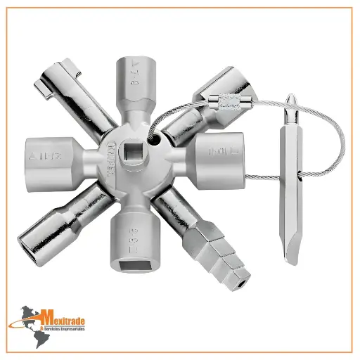 [00 11 01] KNIPEX LLAVE PARA ARMARIO "TwinKey®"