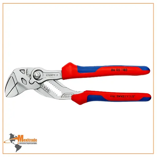 [86 05 180 SB] Pinza de extensión y llave en una sola herramienta 180 mm Knipex