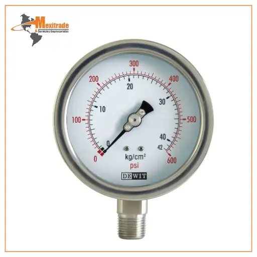 [2000SS/63/7] 2000SS/63/7 Manómetro Caratula de 2 1/2″Dewit